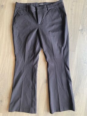 Liverpool Plus Size Tailored Mid Rise Bootcut Dress Work Pants Stretch Black 16W
